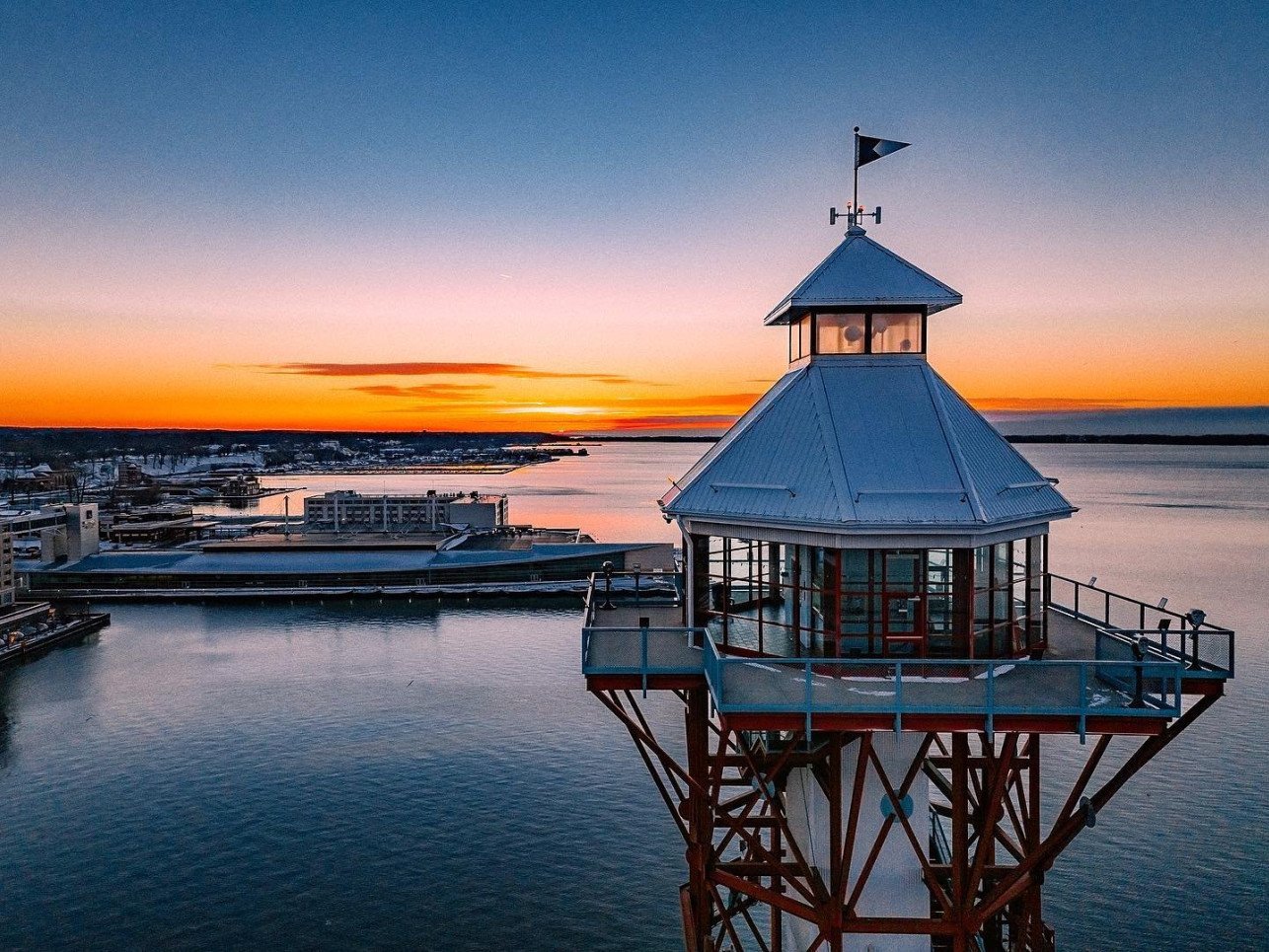 Bicentennial Tower sunset SnapsbySean