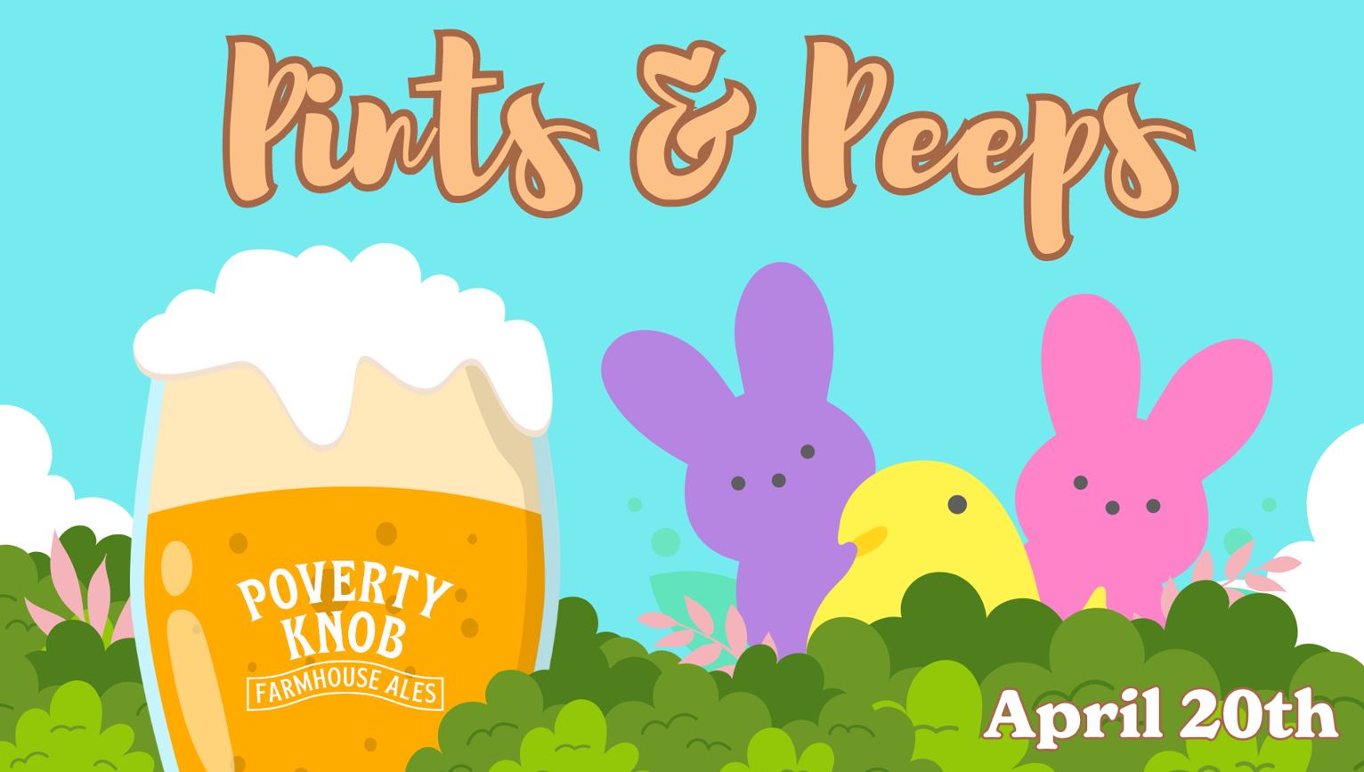 Pints & Peeps Adult Scavenger Hunt at Poverty Knob